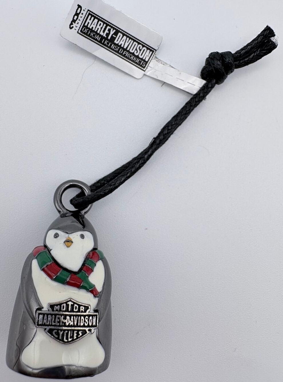 Harley Davidson Pewter Penguin Ride Bell Mini Ornament